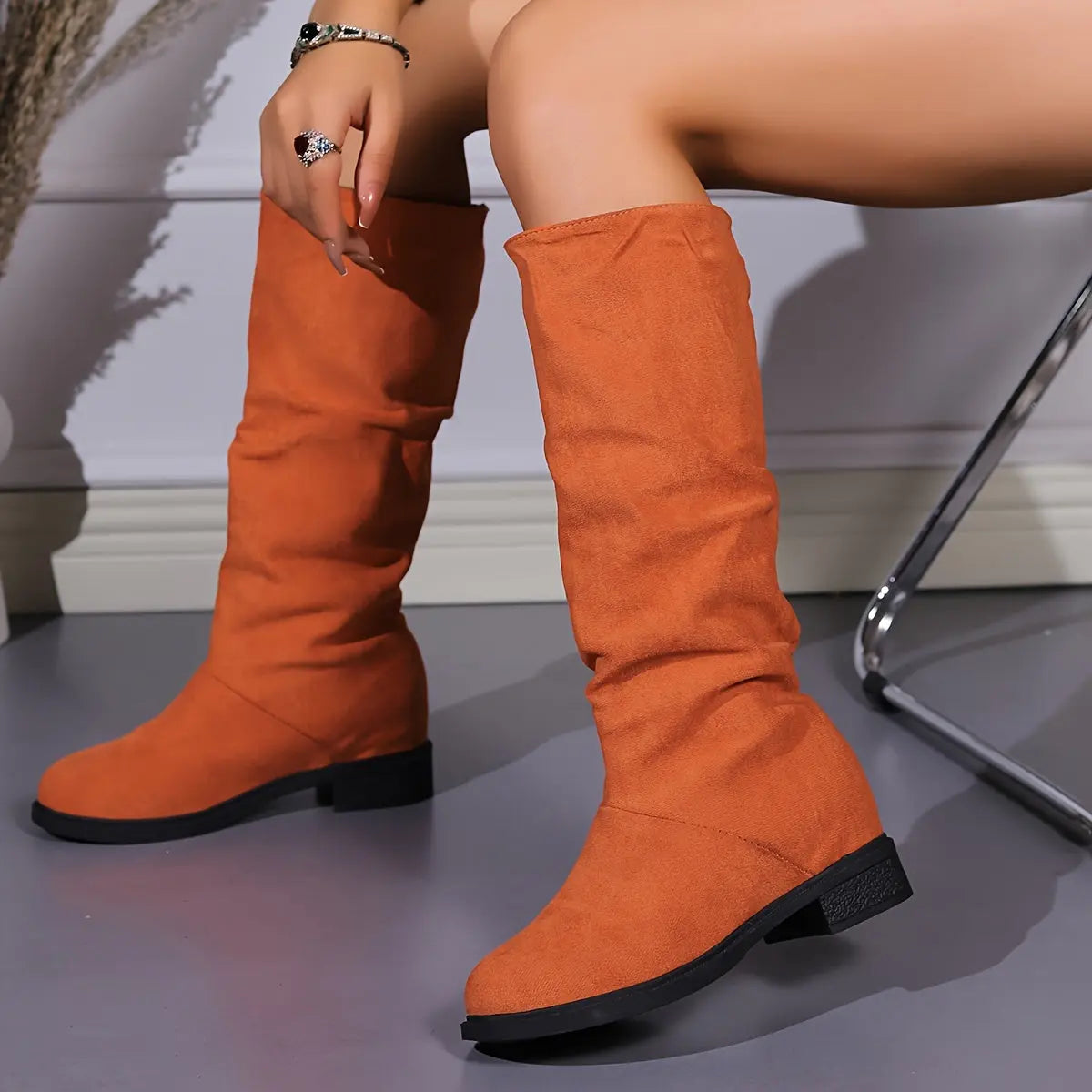 Léa™ | Bottines Mid-Calf Chic - Montela