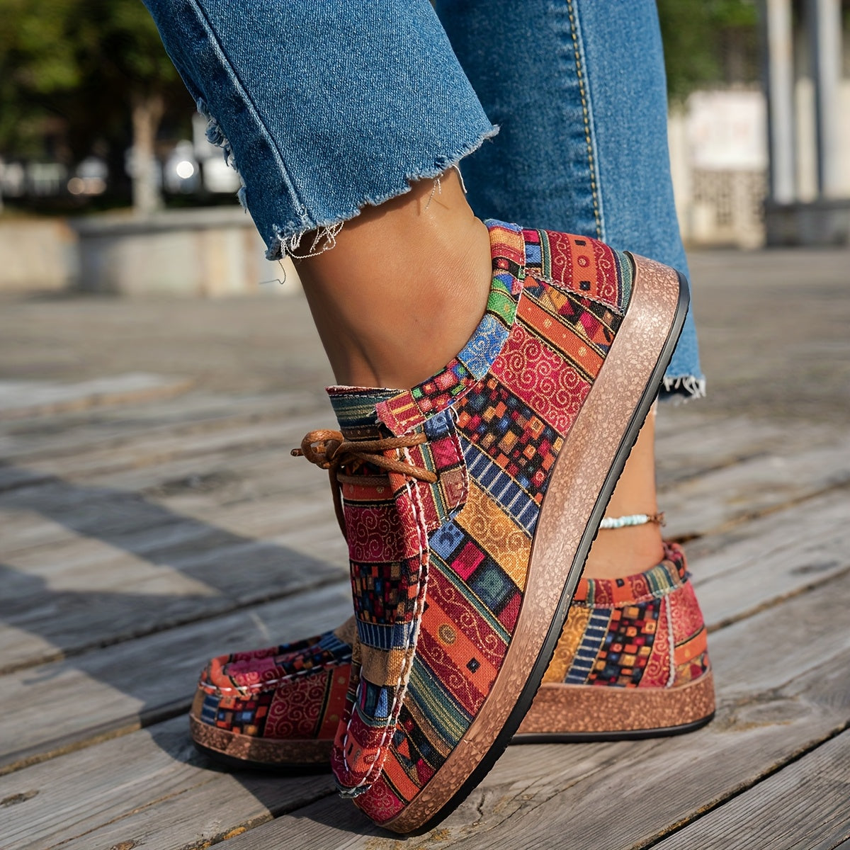 Hannah™ | Bunte Retro-Damenschuhe