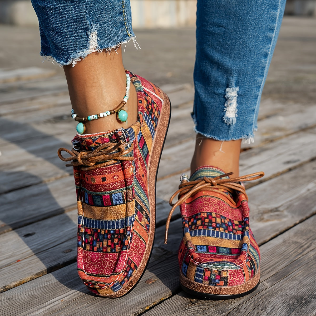 Hannah™ | Bunte Retro-Damenschuhe