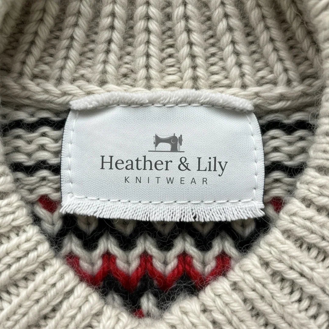 Sadie™ - Vintage Isländische Strickjacke