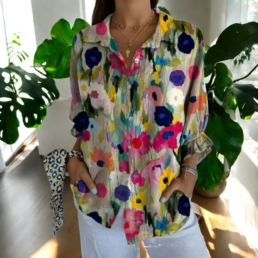 Carla™ | Vintage-Eleganz mit einem floralen Touch