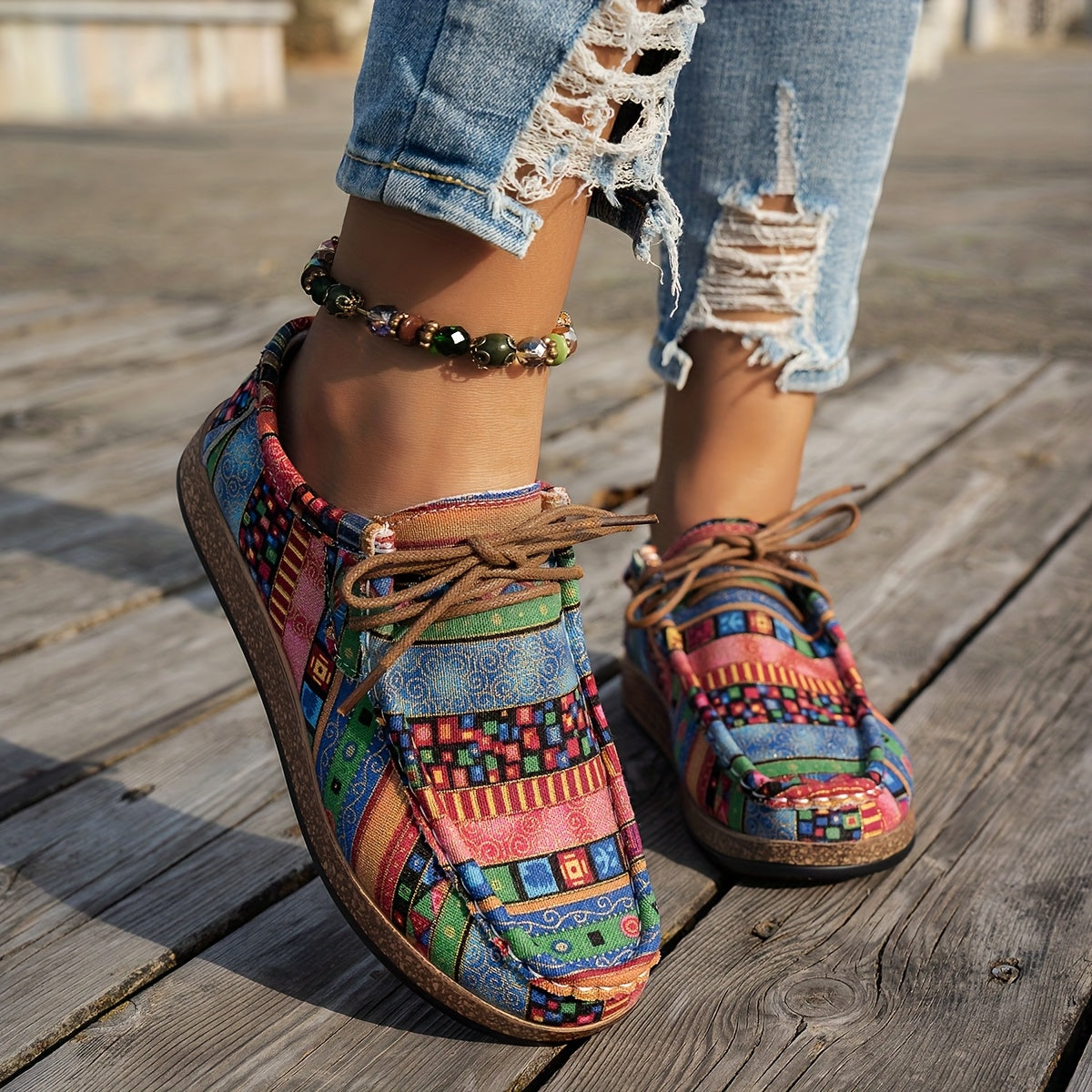 Hannah™ | Bunte Retro-Damenschuhe