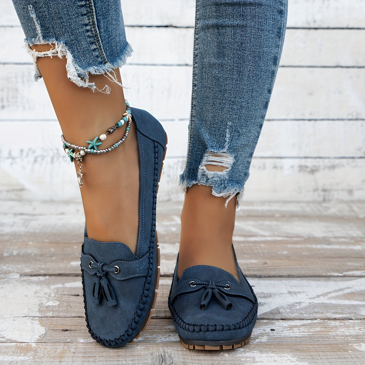 Nadine™ | Klassische Loafers mit Quasten-Detail