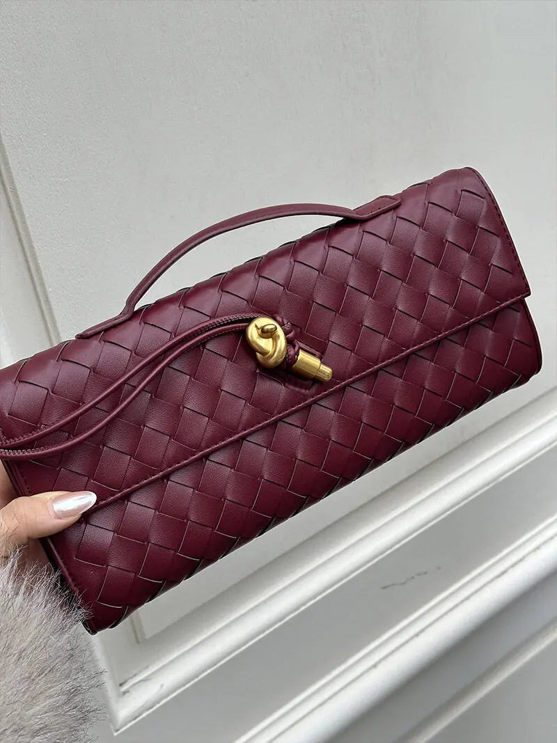 Bianca™ | Sac Tissé Élégant en Cuir Végan - Montela