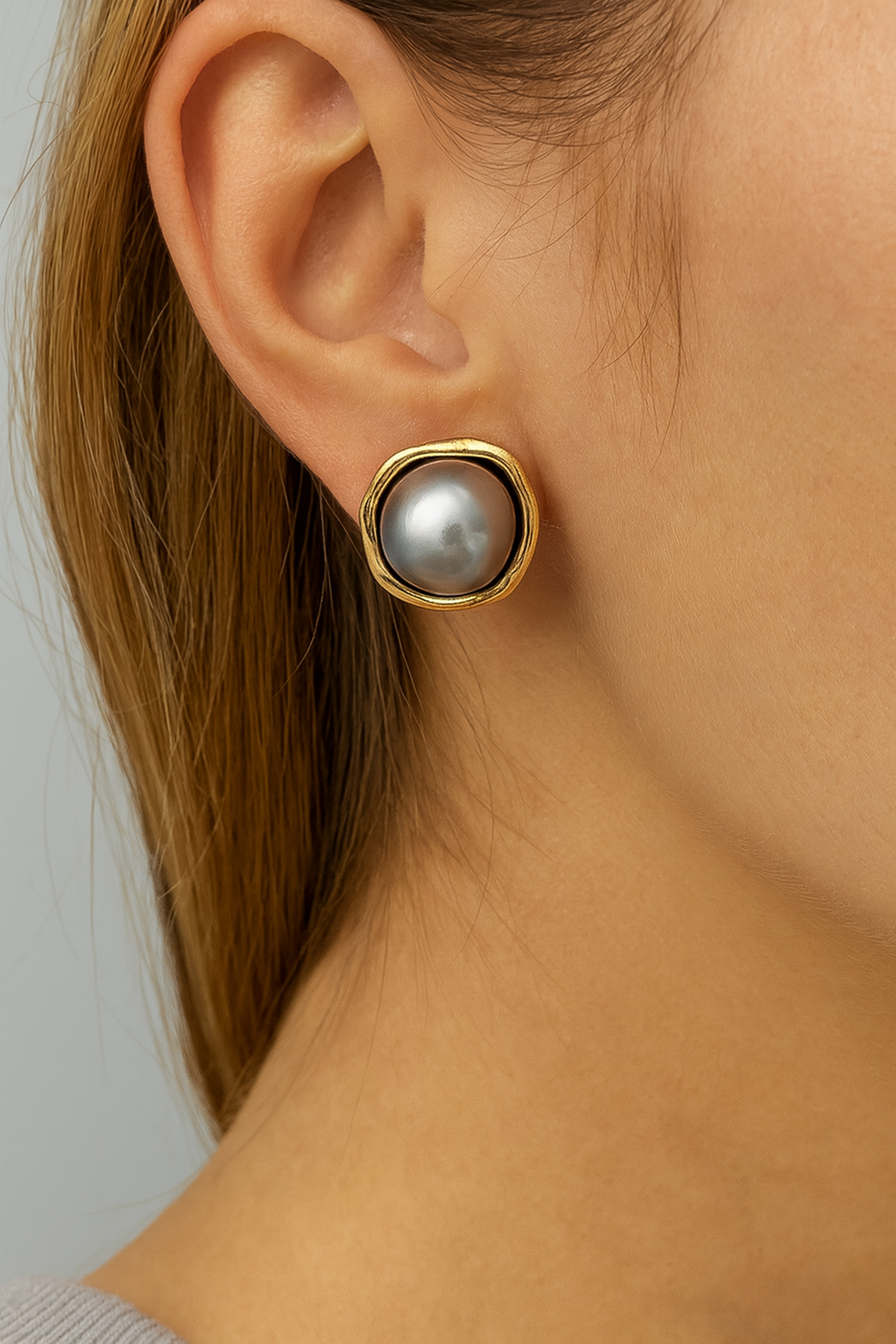 Ella™ – Elegante Schwarze Perlenohrringe mit Zeitloser Anmut