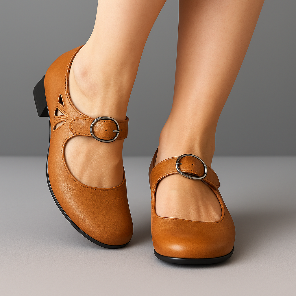 Denisa™ | Orthopädische Ledersandalen