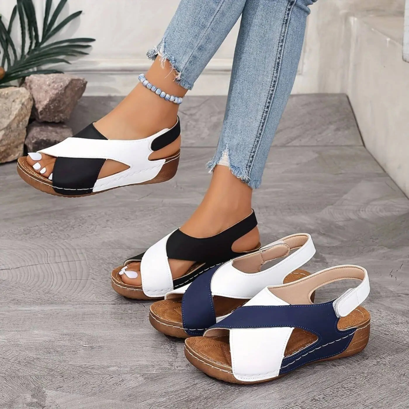 Nicole™ – Orthopädische Sandalen mit offener Spitze