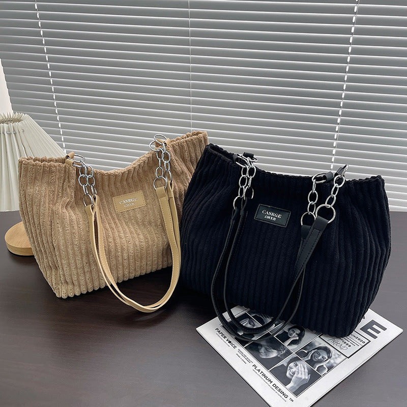 Julia™ | Baumwoll-Cord Tote Bag