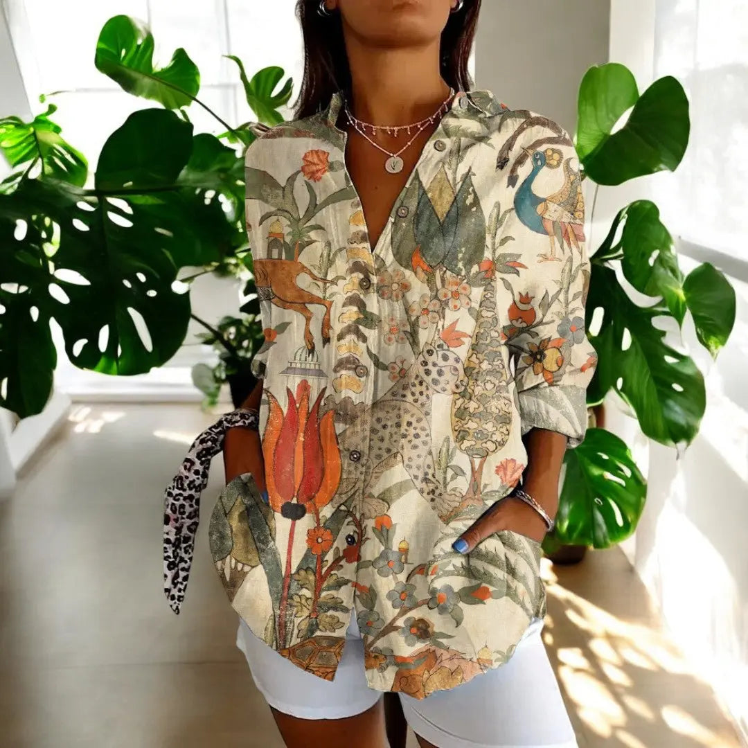Carla™ | Vintage-Eleganz mit einem floralen Touch