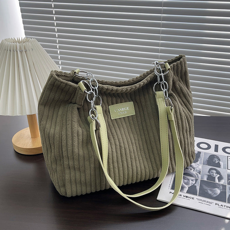 Julia™ | Baumwoll-Cord Tote Bag