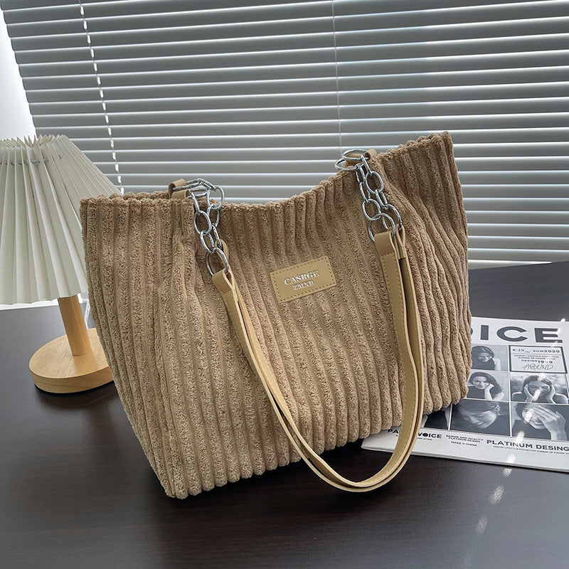 Julia™ | Baumwoll-Cord Tote Bag