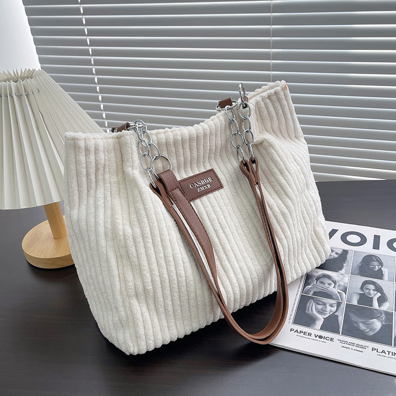 Julia™ | Baumwoll-Cord Tote Bag