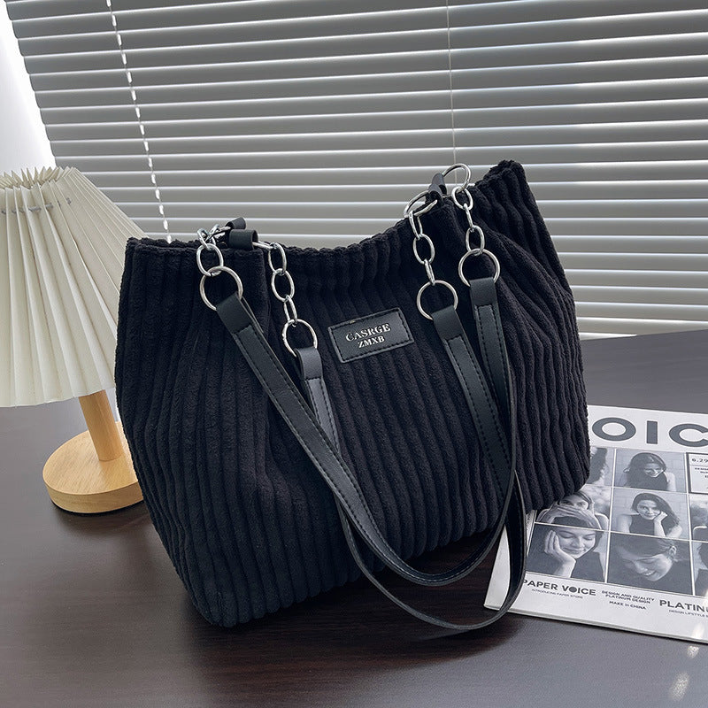 Julia™ | Baumwoll-Cord Tote Bag