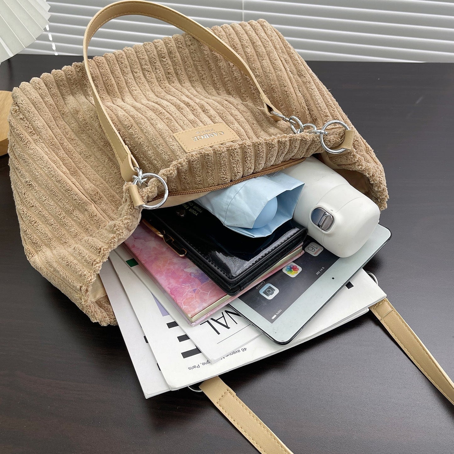 Julia™ | Baumwoll-Cord Tote Bag