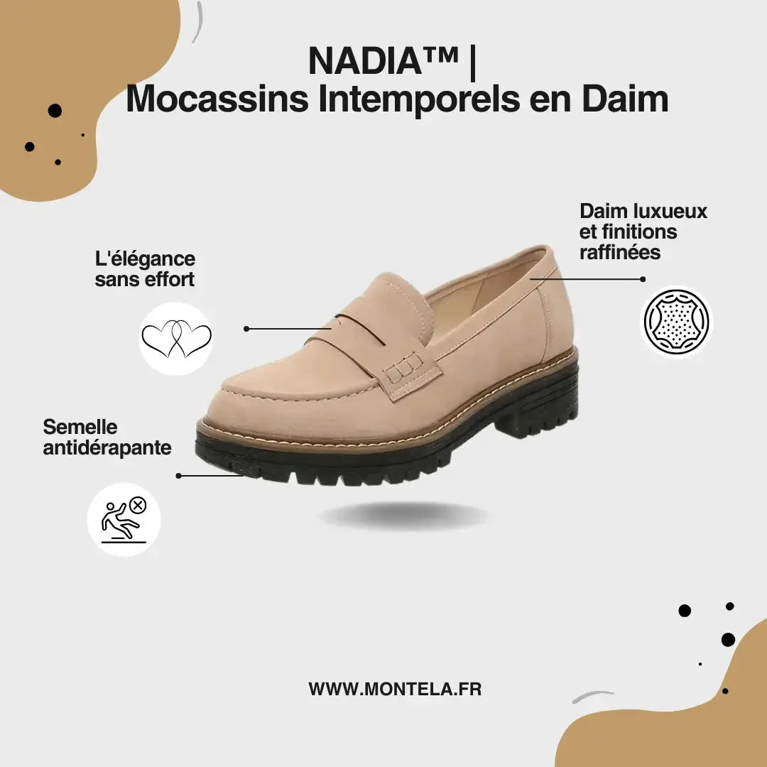 NADIA™ | Zeitlose Loafer aus Wildleder