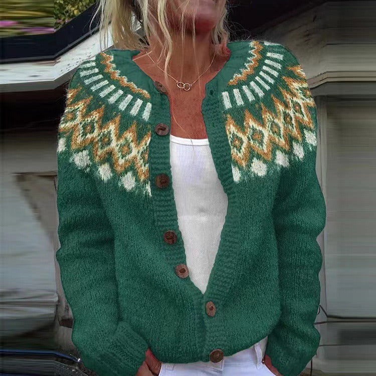 Natalia™ - Vintage Isländische Strickjacke