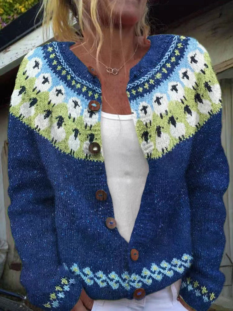 Sophie™ - Vintage Isländische Strickjacke