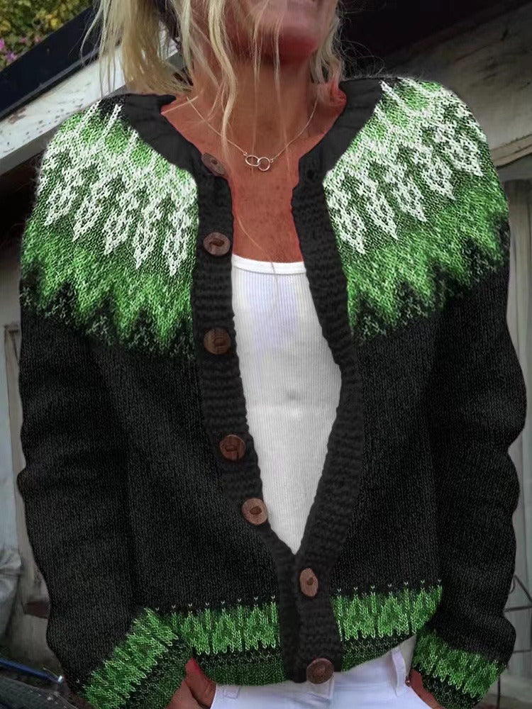 Sadie™ - Vintage Isländische Strickjacke