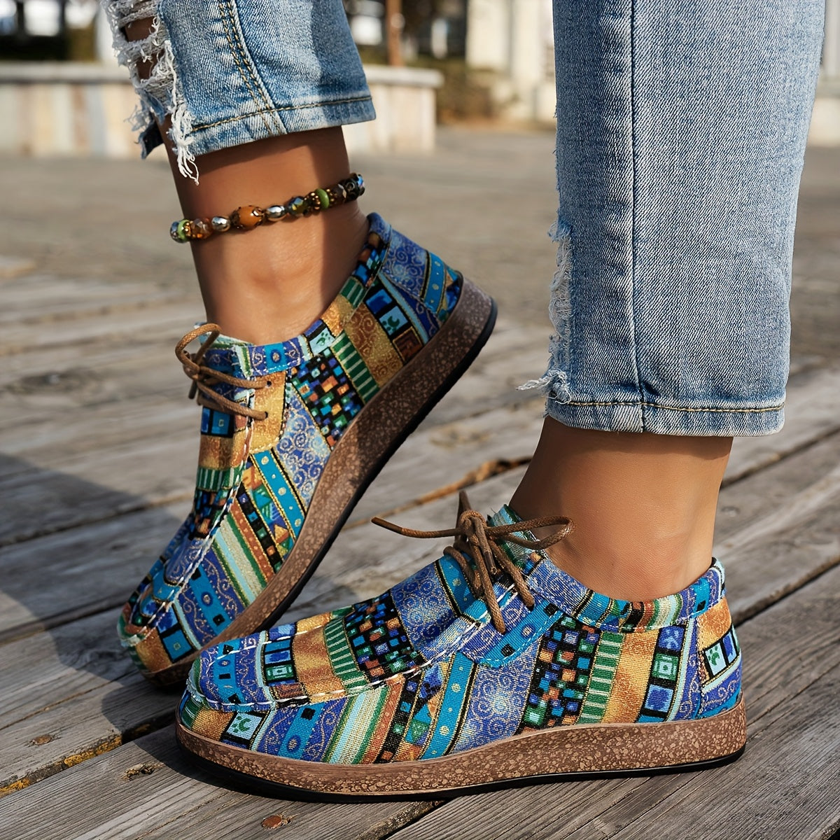 Hannah™ | Bunte Retro-Damenschuhe