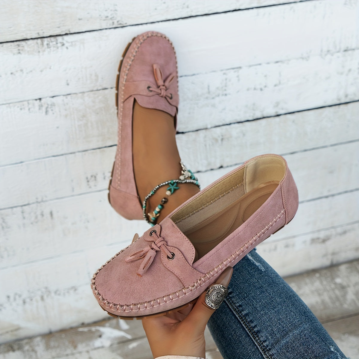 Nadine™ | Klassische Loafers mit Quasten-Detail