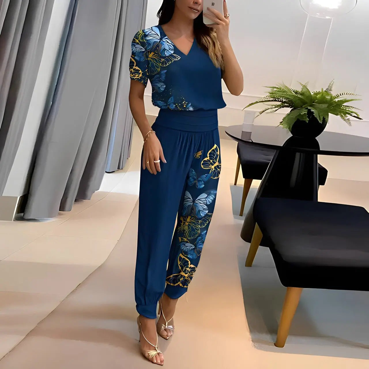 Alexandra™ | Ensemble Chic Blouse & Pantalon - Montela