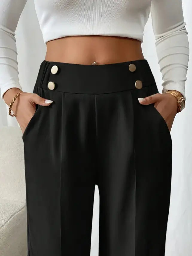 Sophie™ | Pantalon Élégant Taille Haute - Montela