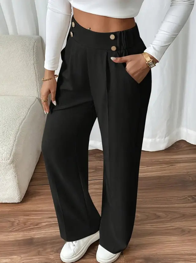 Sophie™ | Pantalon Élégant Taille Haute - Montela