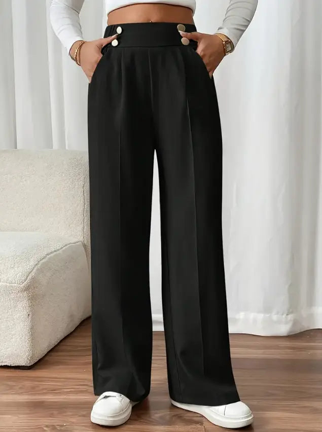 Sophie™ | Pantalon Élégant Taille Haute - Montela