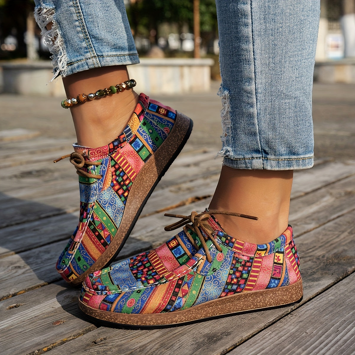 Hannah™ | Bunte Retro-Damenschuhe