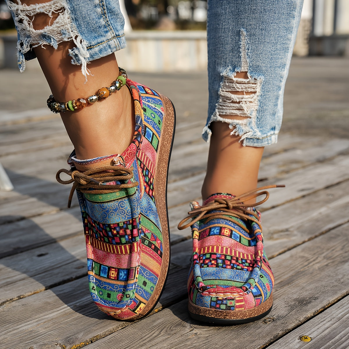 Hannah™ | Bunte Retro-Damenschuhe
