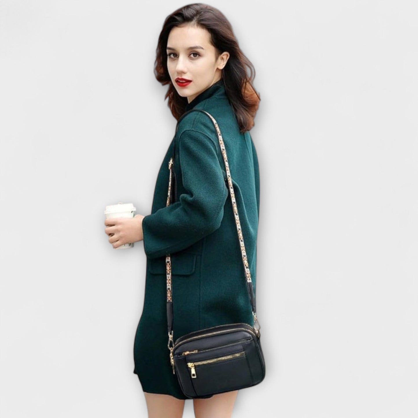 Mira™ - Elegante Leder-Schultertasche