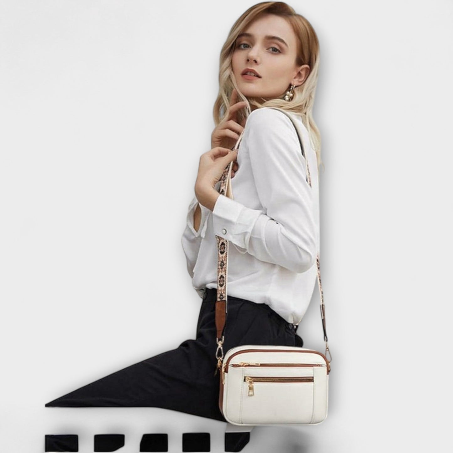 Mira™ - Elegante Leder-Schultertasche