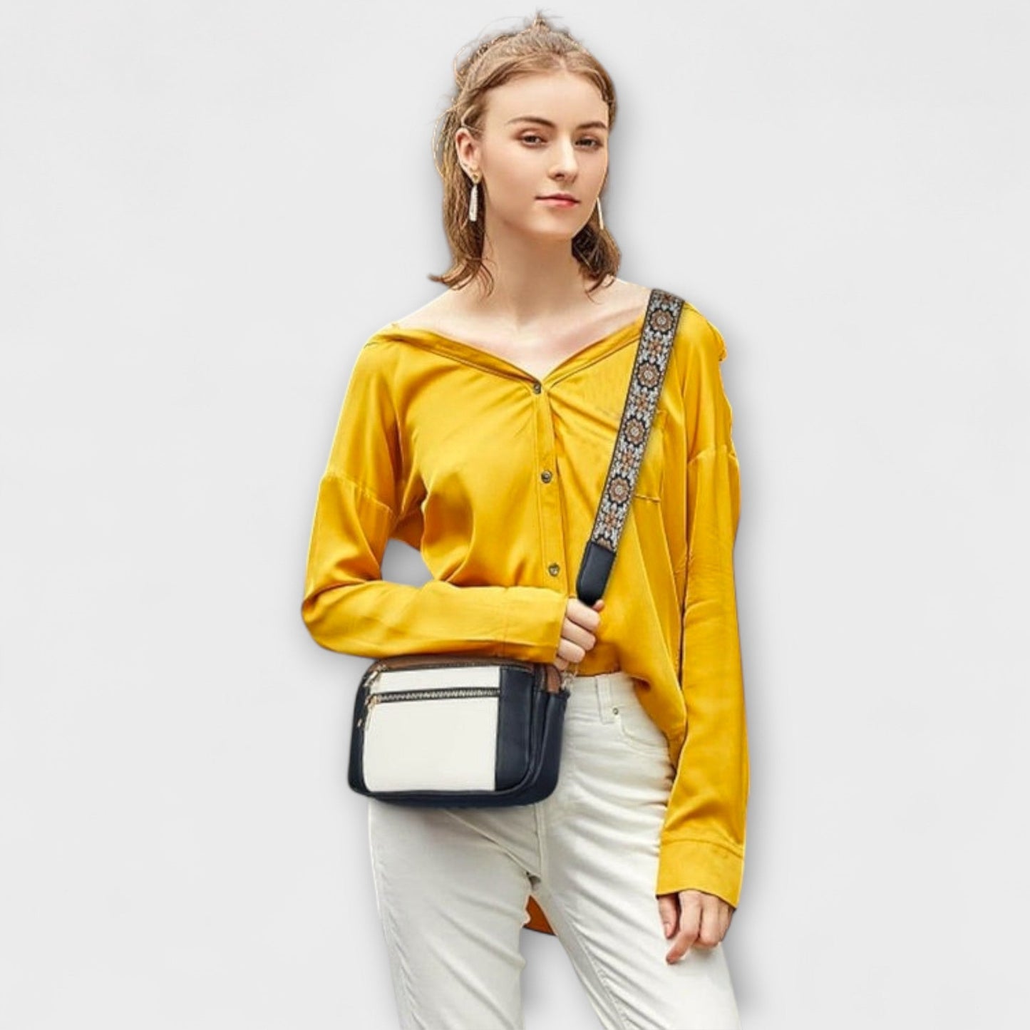 Mira™ - Elegante Leder-Schultertasche