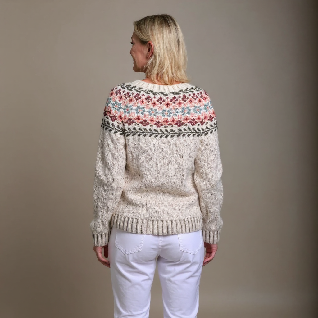 Madelyne™ - Vintage Isländische Strickjacke