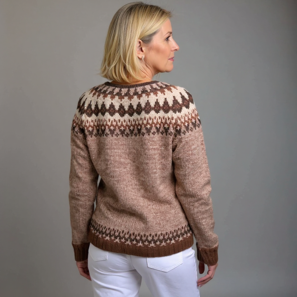 Ariana™ - Vintage Isländische Strickjacke