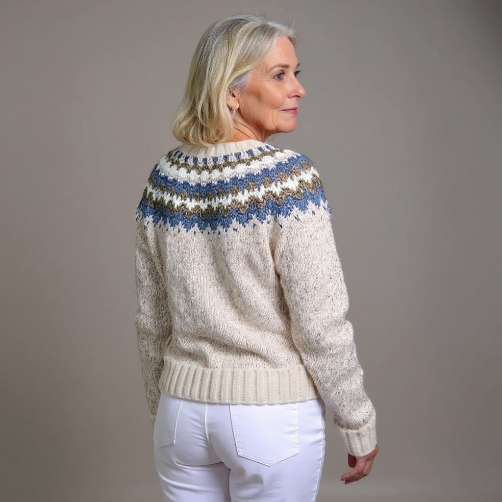 Peyton™ - Vintage Isländische Strickjacke