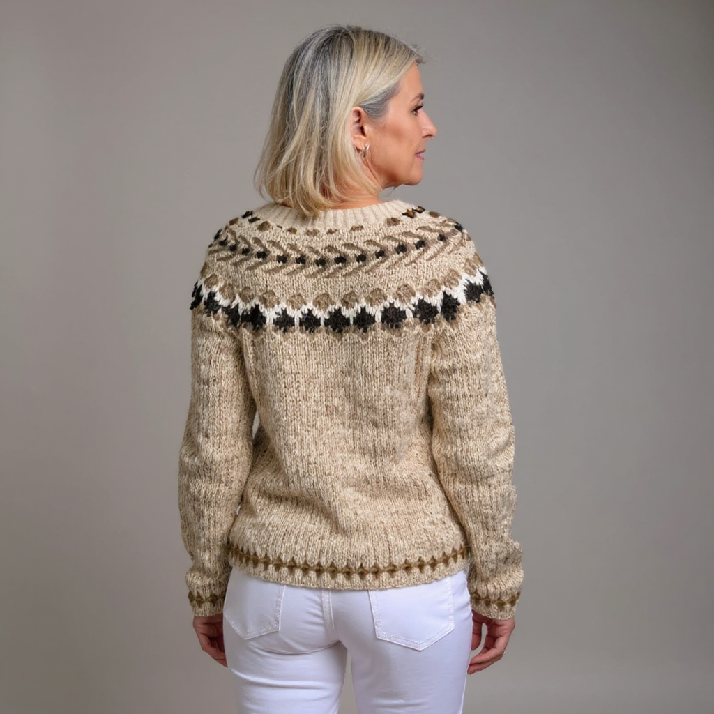 Aubree™ - Vintage Isländische Strickjacke