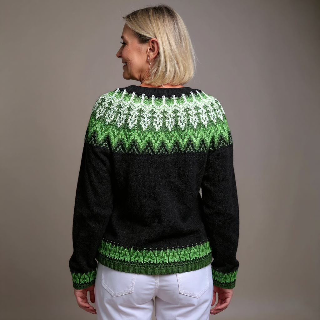 Sadie™ - Vintage Isländische Strickjacke