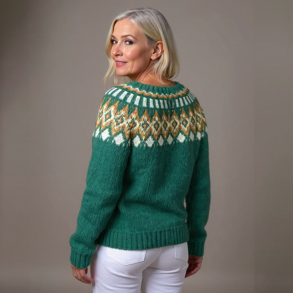Natalia™ - Vintage Isländische Strickjacke