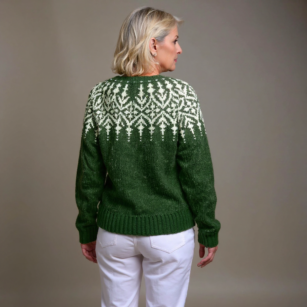 Brienne™ - Vintage Isländische Strickjacke