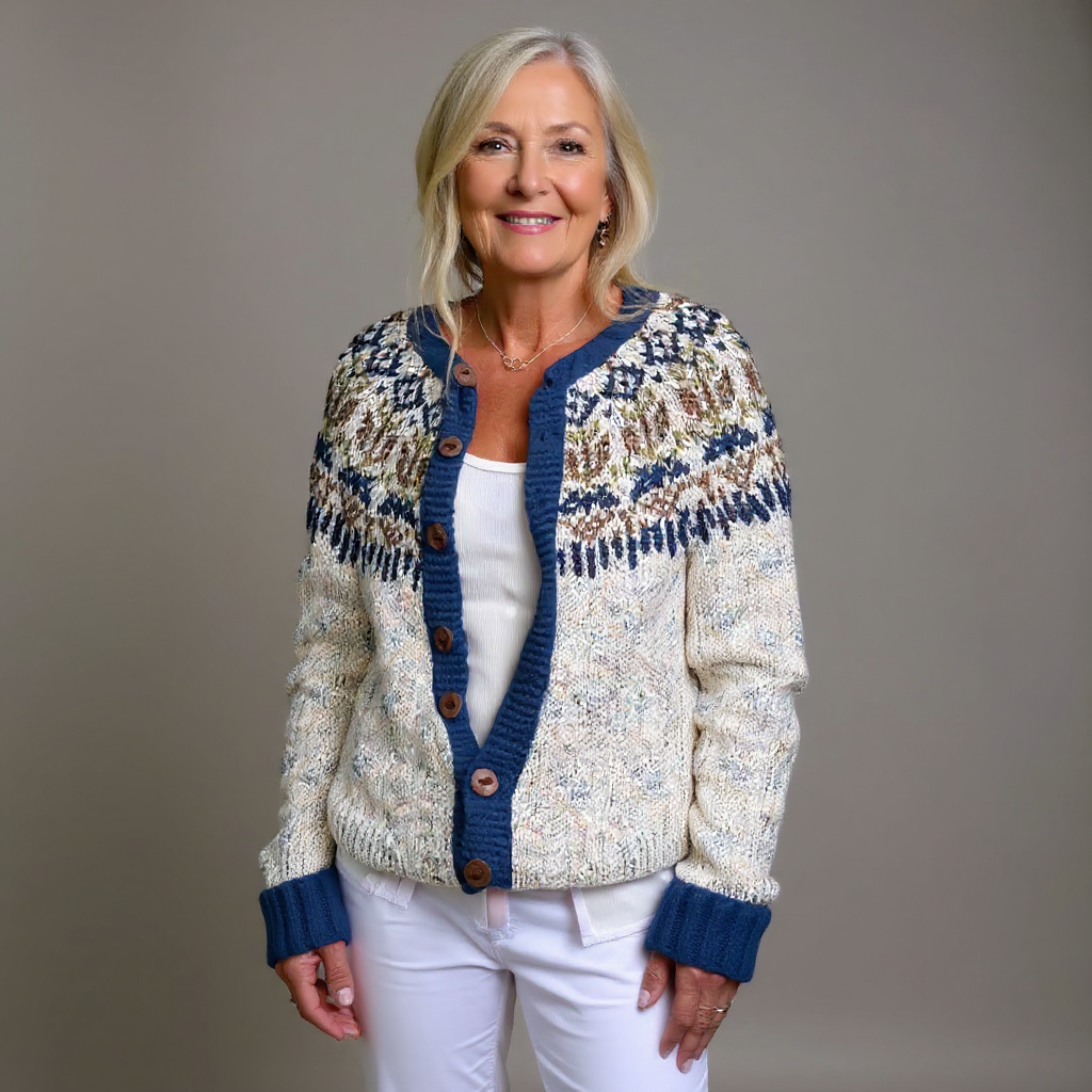 Hailey™ - Vintage Isländische Strickjacke