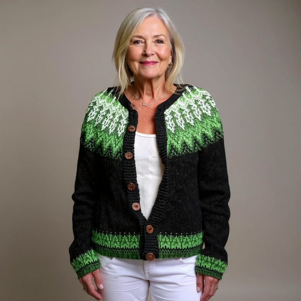 Sadie™ - Vintage Isländische Strickjacke