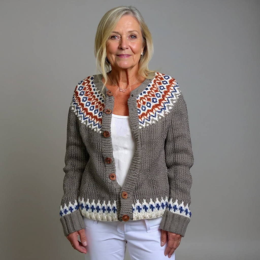 Gabriella™ - Vintage Isländische Strickjacke