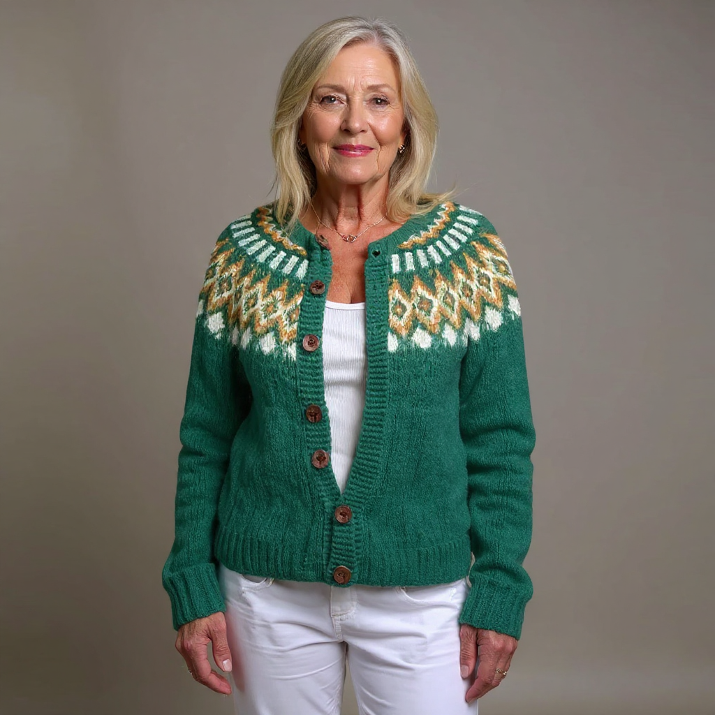 Natalia™ - Vintage Isländische Strickjacke