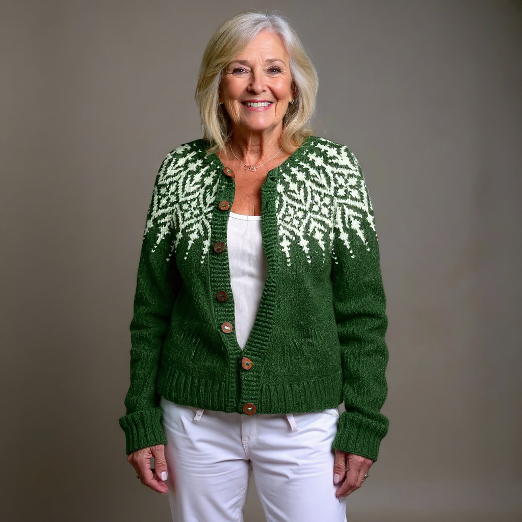 Brienne™ - Vintage Isländische Strickjacke
