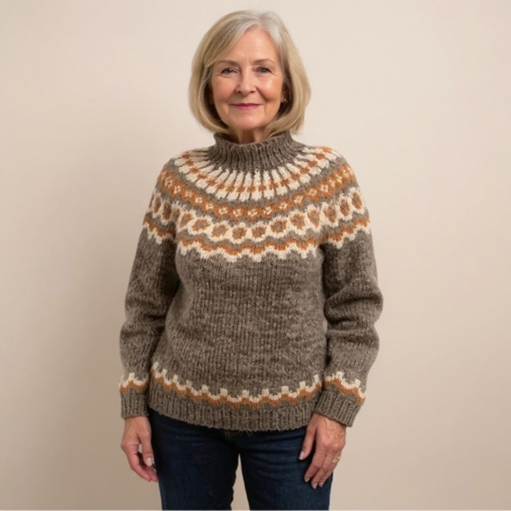 Carla™ – Vintage Islandpullover