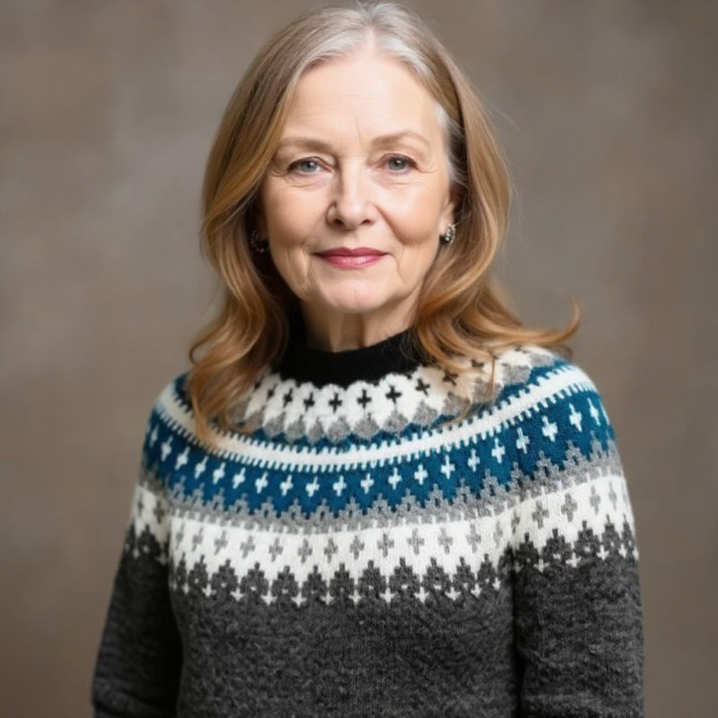 April™ – Vintage Islandpullover