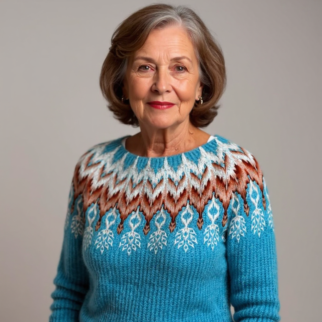 Elaine™ – Vintage Islandpullover