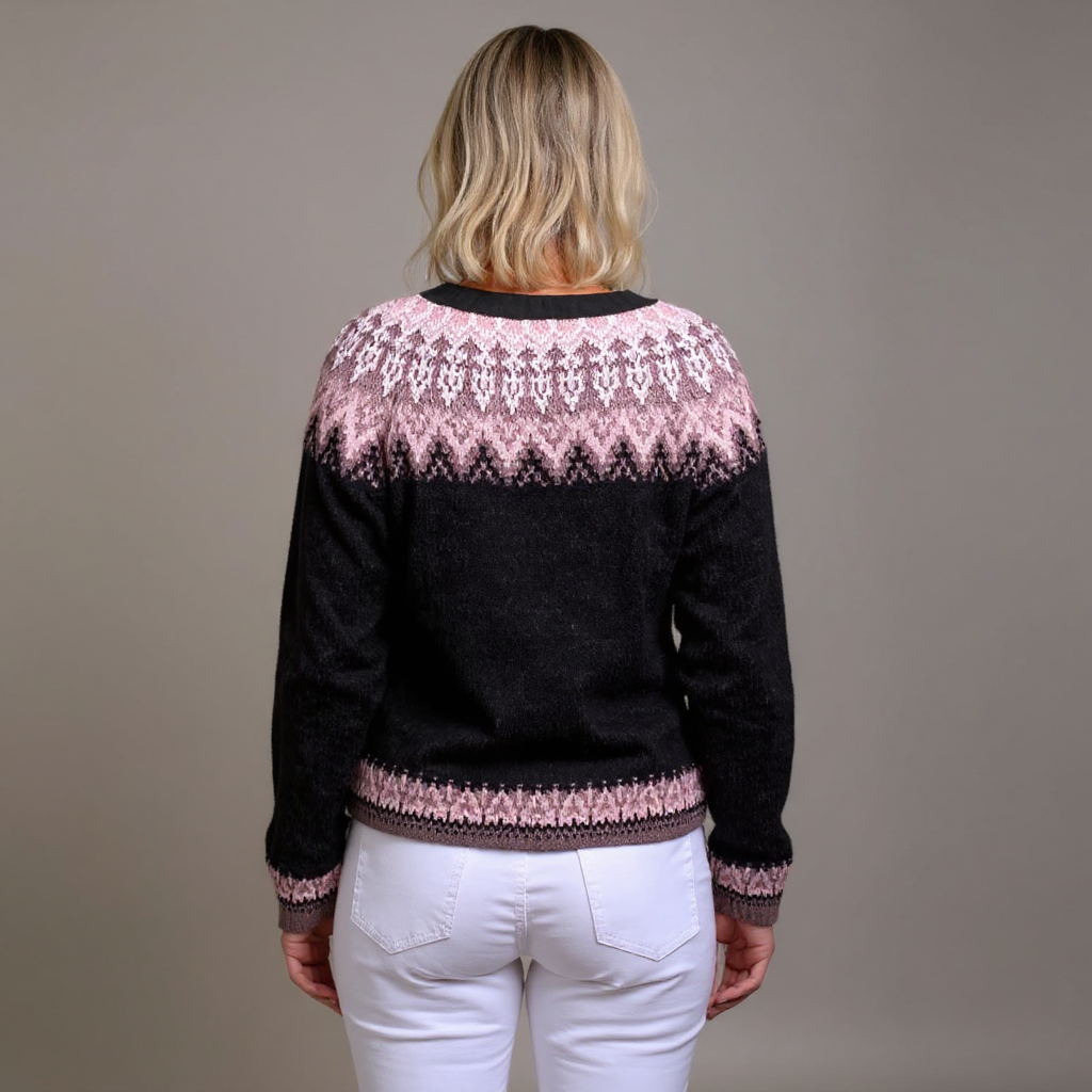 Lydia™ - Vintage Isländische Strickjacke