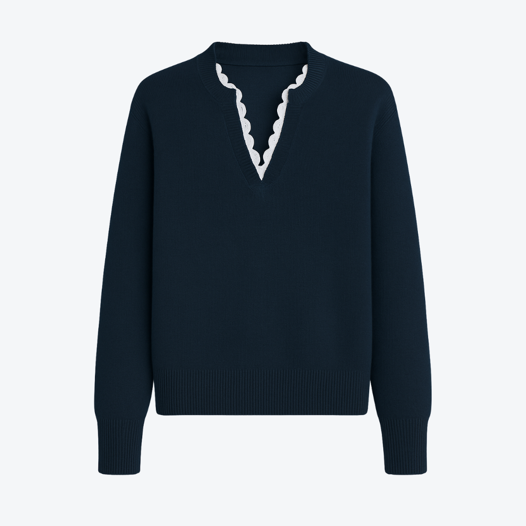 Elsbeth™ - Feiner Pullover mit femininer Note